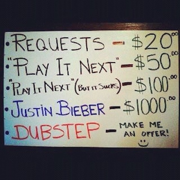 DJ Request Fee