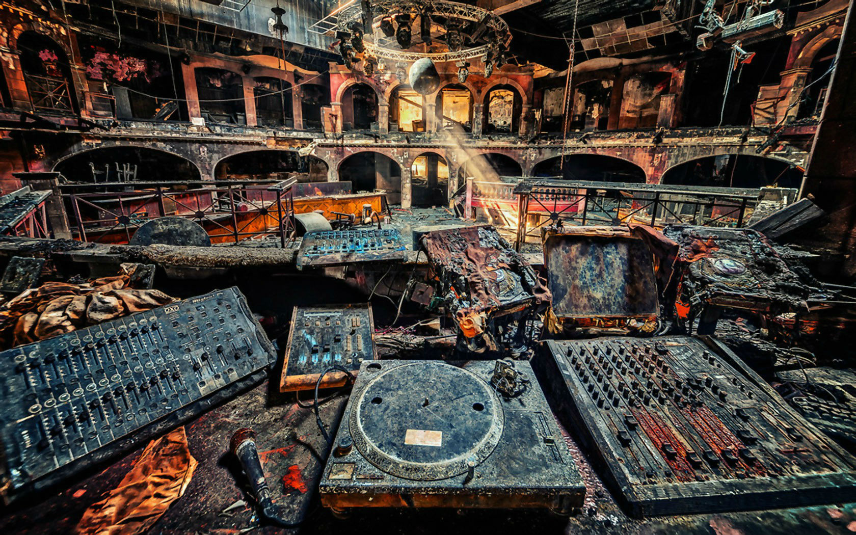 Abandoned Club Wallpaper