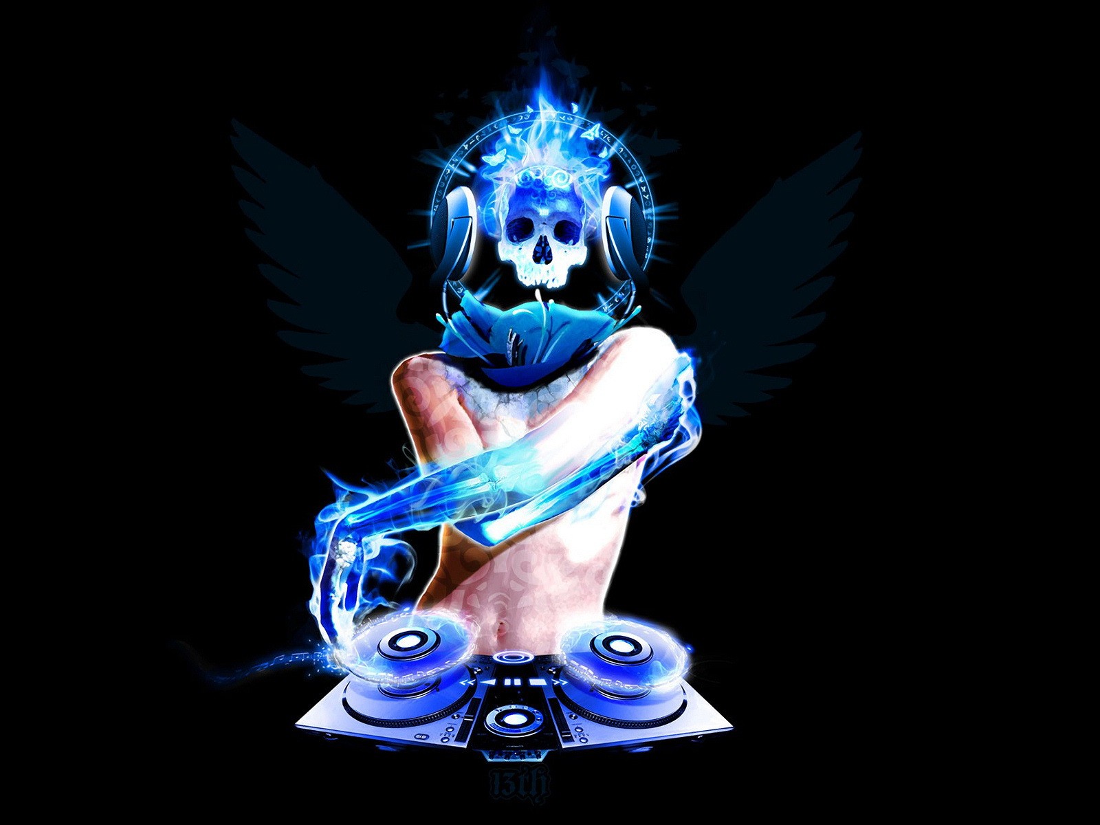 Skullhead Mixing Wallpaper